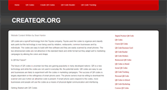 Desktop Screenshot of createqr.org