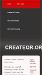 Mobile Screenshot of createqr.org