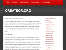 Tablet Screenshot of createqr.org